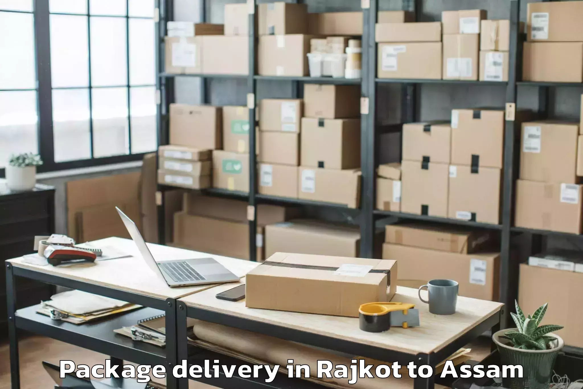 Affordable Rajkot to Rupai Siding Package Delivery